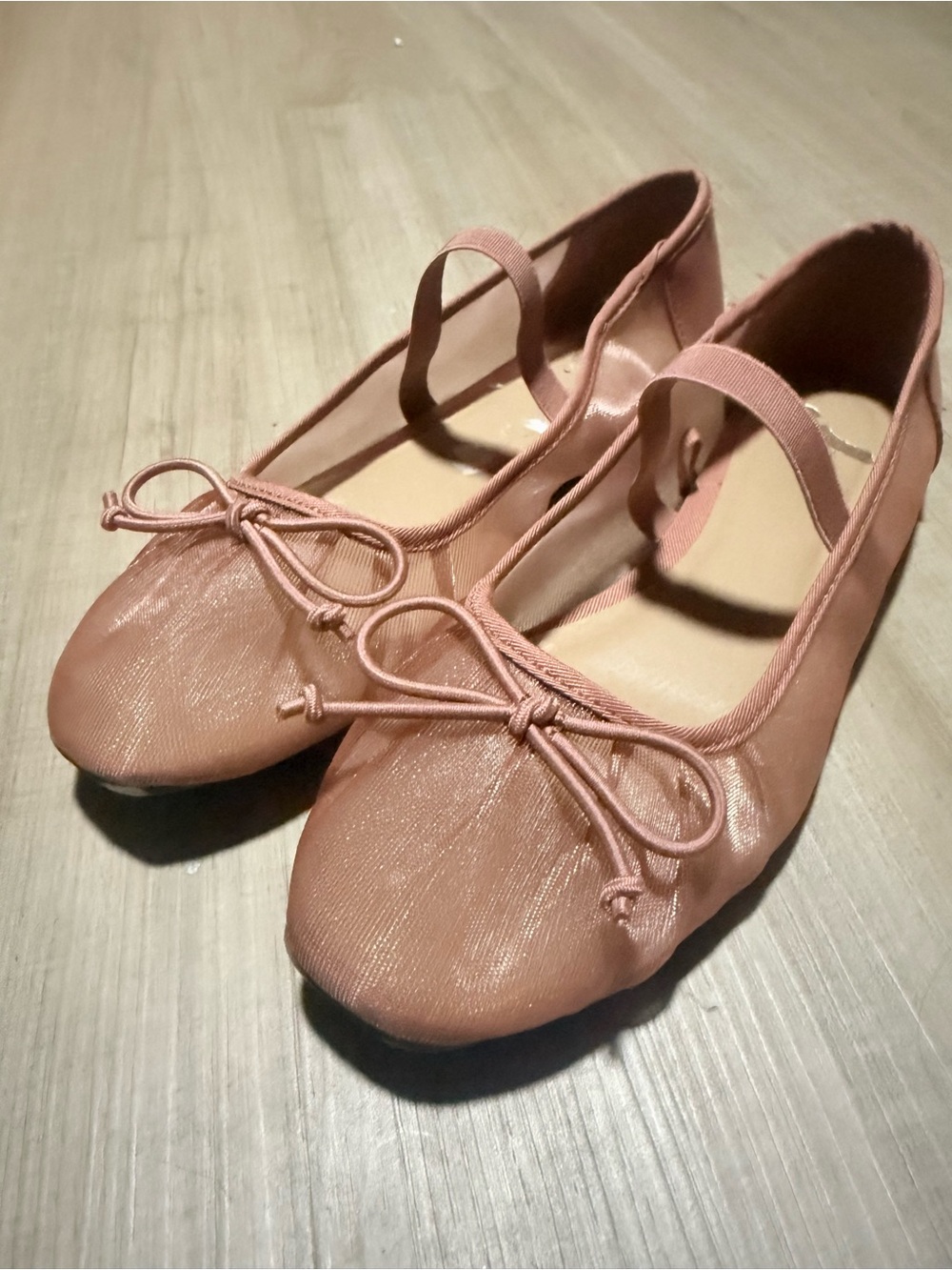Classic Bow Ballet Flats in Dusty Rose